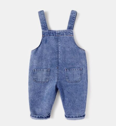 Toddler Cute Hear Print Jeans Girls Streetwear Denim Pants Kids Baggy Loose Wide Leg Trendy Distressed 𝗬2k Clothes in Saudi Arabia