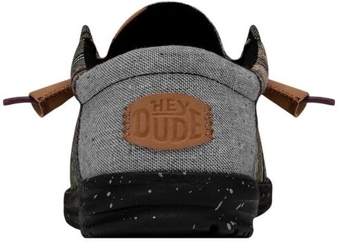 Hey Dude Wally Funk Baja Grey Size 12 | Men's Shoes | Men's Slip On Loafers | Comfortable & Light Weight in Saudi Arabia