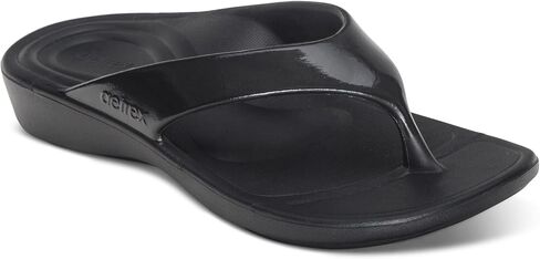 Aetrex Maui Orthopedic Flip Flops for Women Arch Support - Pressure Relief Water-friendly Shock Absorption Super Soft UltraSky EVA Foam Flip Flops in Kuwait