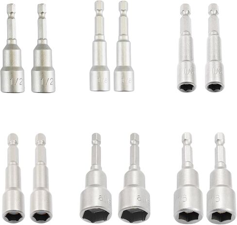 10 PCS Hex Magnetic Power Hex 3/8 بوصة ، مقبس تمديد مغناطيسي لبرنامج تشغيل BET BET ، و SCREAFCH SOCKET DOCK in Kuwait