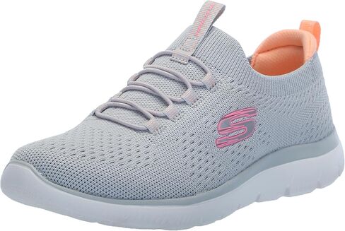 Skechers womens Summits Sneaker, Black, 11 Wide US in Saudi Arabia