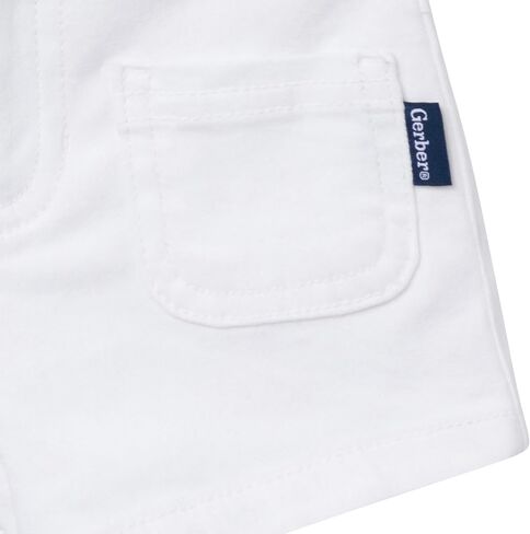 Gerber Baby Girls Baby & Toddler Girls Twill Shorts in Saudi Arabia