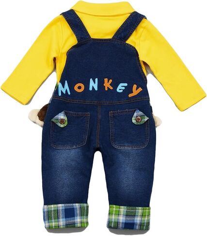 Baby & Toddler Boys Jean Overalls Pants Set in Kuwait