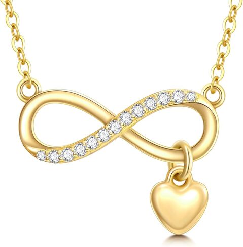 YOAIYOJIA 14K الذهب الصلب قلادة الفراشة للنساء الذهب الأصفر الحقيقي فراشة قلادة قلادة 14KT الذهب فراشة قلادة مع مويسانيتي للنساء قلادة فراشة على شكل وردة 16 "-18" in Kuwait