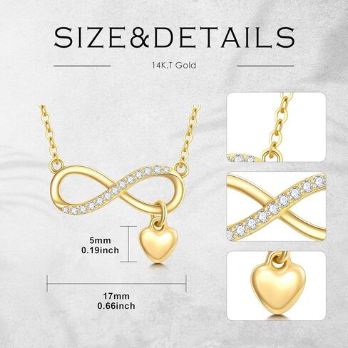 YOAIYOJIA 14K الذهب الصلب قلادة الفراشة للنساء الذهب الأصفر الحقيقي فراشة قلادة قلادة 14KT الذهب فراشة قلادة مع مويسانيتي للنساء قلادة فراشة على شكل وردة 16 "-18" in Kuwait