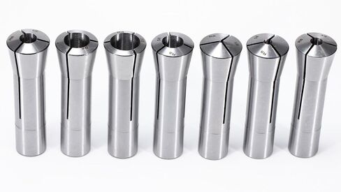Precision R8 Collet Set, 13pcs, 1/8" to 7/8" Carbon Steel, Mill Collet Set, 0.0006" TIR, 7/16"-20 Thread, for Milling & Mill Chuck Holder in Saudi Arabia