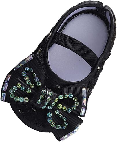 0 to 18 Months Baby Toddler First Walking Non-Skid Shoes Fashion Soft Sole Pearl Dress Flower Princess Shoes in Saudi Arabia