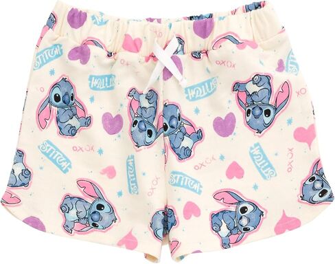 Disney Minnie Mouse Toddler Girls T-Shirt and Chambray Shorts Outfit Set Orange/Blue 4T in Saudi Arabia