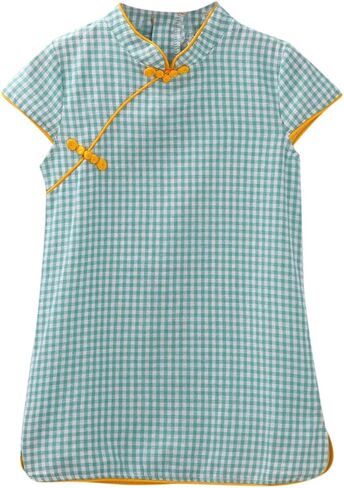 Toddler Baby Layette Set 18 Months to 6 Years Toddler Cheongsam Tang Dresses Exquisite Stylish Baby Summer Dress in Saudi Arabia
