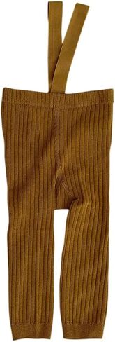 Toddler Baby Girls Basic High Waist Footless Ankle Tights Leggings Pants Ribbed Knit Suspender Pantyhose in Saudi Arabia
