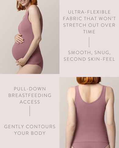 Kindred Bravely Grow with Me Maternity & Nursing Tank Top | Breastfeeding & Pumping Shirt in Saudi Arabia