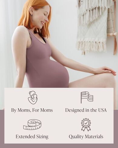 Kindred Bravely Grow with Me Maternity & Nursing Tank Top | Breastfeeding & Pumping Shirt in Saudi Arabia
