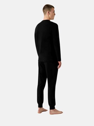 Emporio Armani Men's Megalogo Comfort Fit Long Sleeve Pajama Set in Saudi Arabia