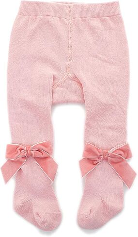 MBMSHEGH Newborn Baby Girls Cotton Tights Princess Bowknet Pantyhose Baby Spring Autumn Stocking Trousers 0-3Y in Saudi Arabia