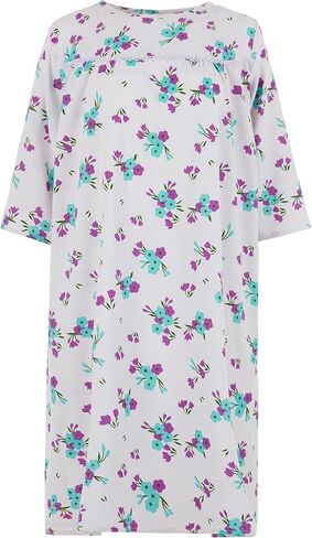 Personal Touch Women's Adaptive Flannel Backwrap Gown in Kuwait