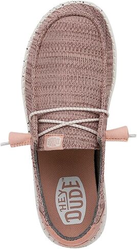Hey Dude Women's Wendy Sport Mesh Bright Pink Size 8 | Women's Shoes | Women Slip-on Loafers | Comfortable & Light-Weight in Saudi Arabia