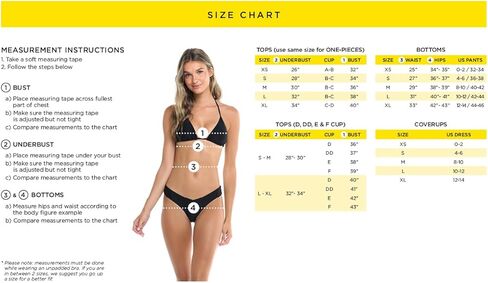 بدلة سباحة نسائية من Body Glove ستاندرد سموثي Solo Solid Underwire D، DD، E، F Cup بيكيني علوي مع تفاصيل خلفية قابلة للتعديل في اتجاهين، كناري in Saudi Arabia