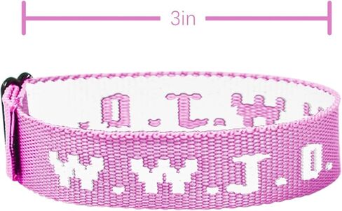 8 Pcs W.W.J.D.Bracelets Religious Christian WWJD Bracelet What Would Jesus Do Bracelets Webbing Bracelets for Fundraisers in Saudi Arabia