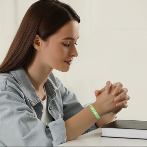 8 Pcs W.W.J.D.Bracelets Religious Christian WWJD Bracelet What Would Jesus Do Bracelets Webbing Bracelets for Fundraisers in Saudi Arabia