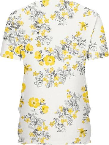 Women Summer Plus Size Short Sleeve Tops Fake Two Piece Loose Pleated Layered Blouse Shirt Hide Belly Tunic Tops in Kuwait