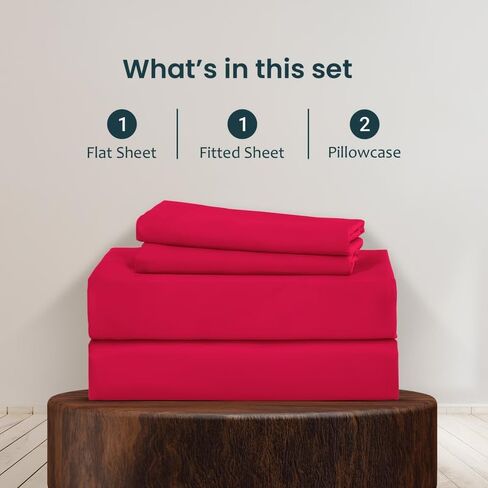 Crib Size 600 Thread Count 100% Pima Cotton 4-Piece Sheet Set, Sateen Weave, with 14-16 Inch Deep Pocket Snug Fit (Burgundy Solid) in Saudi Arabia