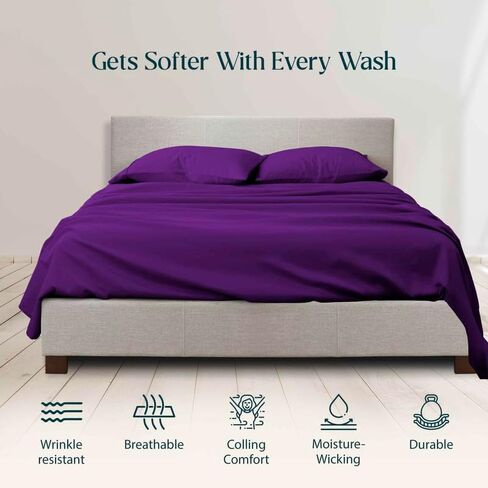 Crib Size 600 Thread Count 100% Pima Cotton 4-Piece Sheet Set, Sateen Weave, with 14-16 Inch Deep Pocket Snug Fit (Burgundy Solid) in Saudi Arabia