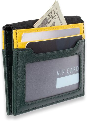 Tommy Hilfiger Men's RFID Slim Magnetic Front Pocket Wallet, Black in Saudi Arabia