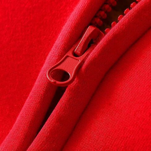 Hoodies For Children Winter Fleece Sweatshirt Full Zip Up Thick Lined Hooded Jacket Clothes for Girl 4t in Saudi Arabia