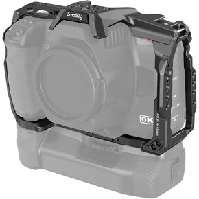 (Advanced Version) SMALLRIG Complete Cage for BMPCC 6K Pro 6K G2, Comes with Built-in Removable Pogo Pin Connector 3517