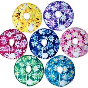 5 Pack Gtube Pads Flowers Bamboo Organic Extra Soft Backing