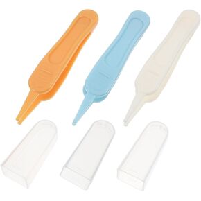 3Pcs Nose Tweezer Safe Cleaning Clips for Boy Girl Ears Nose Navel Durable and Easy to Use Tweezers