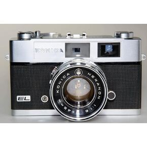 Konica Auto S2 Rangefinder 35mm Film Camera Konica Hexanon 1:1.8 F=45mm