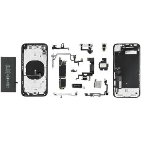 إطار كاميرا sparepart XR مع العدسة الأسود OEM ، W126889403 (عدسة أسود OEM)