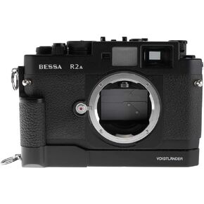 Voigtlander Bessa R2A 35mm Rangefinder Manual Focus Camera Body, 0.7 Viewfinder, Black