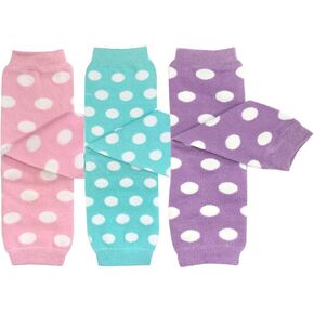 allydrew 3 Pack Leg Warmers in Various Styles for Babies and Toddlers