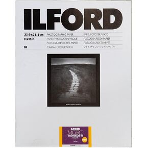 Ilford Multigrade V RC Deluxe Satin Surface Black & White Photo Paper, 11x14, 10 Sheets