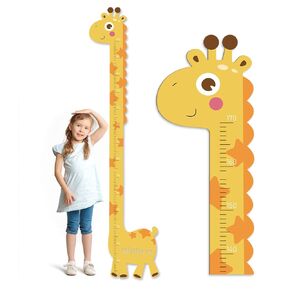 Personalized Name Growth Chart for Kids, Giraffe Height Chart for Boy Girls, Measuring Board for Kids Height, Patchwork Wooden Height Chart Measuring Board, Nursery Decor
