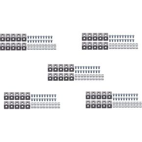 250Pcs Corner Bracket 2020 Series Aluminum Profile Connector Set for 6mm Slot Aluminum Profile Accessories