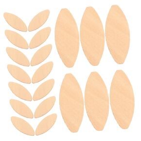 Gatuida 100pcs Wood Biscuits Wood Chips for Joining Boards Quick Slotting Tool for Carpenters Projects Versatile Connection