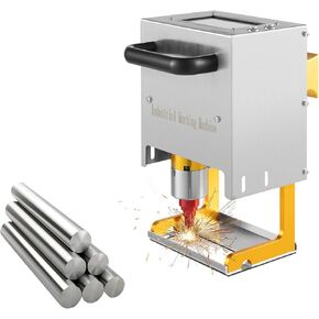 CNCEST Electric Engraving Marking Machine, Portable Handheld Dot Peen Marking Machine, Machine Touch Screen Dot Peen Metal Marking Machine for VIN Code Serial Number Letter Logo Number 70x20mm