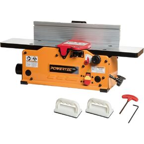 POWERTEC PRO 6-Inch Benchtop Jointer - 10-Amp, 2-Blade Wood Jointer for Woodworking with Adjustable Fence and Dust Port (BJ603)