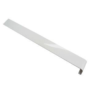 Home Smart Plastic Fascia Board Joiner Straight Butt Joint White 400mm Round Edge Profile