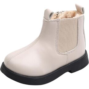 Size 4 Baby Rain Boots Girls Waterpoor Ankle Boots Side Zipper Booties Windproof Short Boots