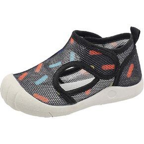 Summer New Hollowed Breathable Mesh Shoes Boys Baotou Anti Kick Sandals Girls Solid Color Beach Shoes Size 2 Shoe