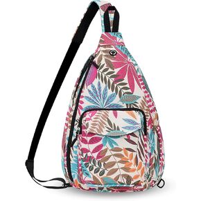 HAWEE Convertible Chest Backpack for Women Pineapple Rope Sling Purse for Gym Sports Travel Camping in Kuwait