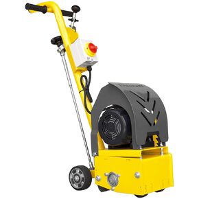 Electric 8" Concrete Scarifier Planer Grinder for Sidewalk Trip Hazard Repair, Traffic Line Removal