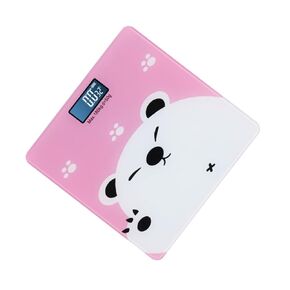HANABASS Digital Weight Scale Electronic Cartoon Scale with Temperature Detection LCD Display Capacity for Monitoring Growth and Pet Weight