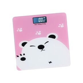 Yardwe Cartoon Digital Weight Scale Multi Functional Body Scale for Accurate Measurements of Pets Adults Stylish Design Durable Easy to Store for Home Use