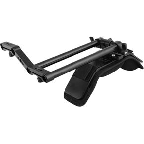 15mm Railblocks Camera Shoulder Support Pad with Rod Clamp for Video Equipment