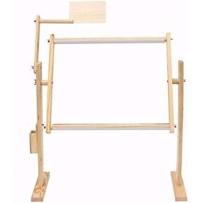 Adjustment Solid Wooden Frames Tabletop Crossstitch Embroidery Floor Stand for Needlework Sewing Handmade Tools Bracket